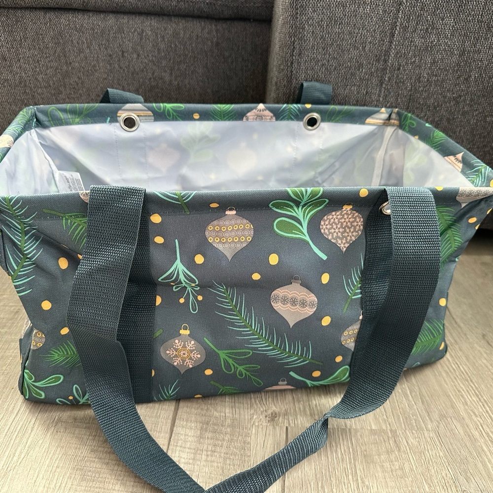 Festive Green Tote Bag